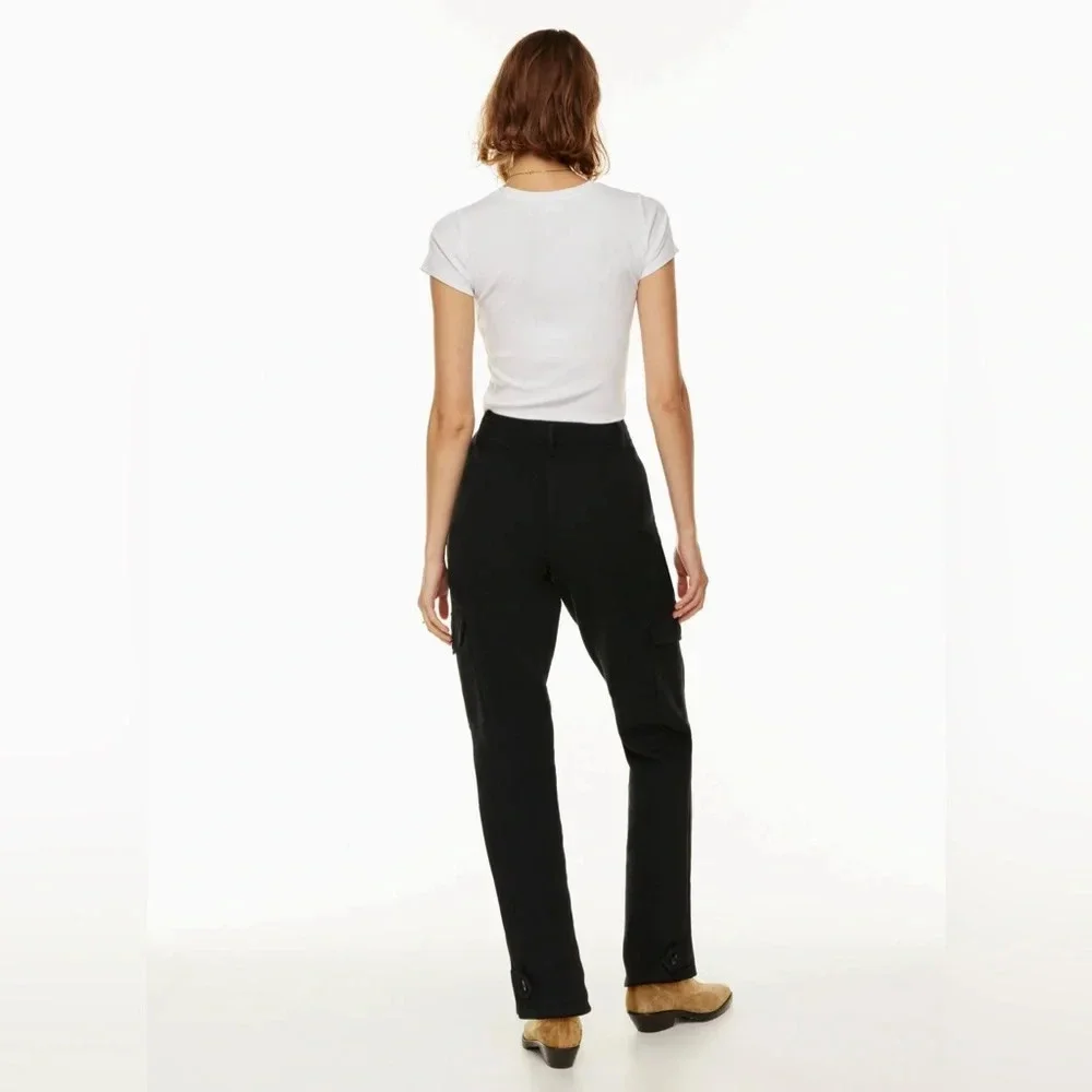 Aritzia Wilfred Free Modern Twill Cargo Pants in Black Size 2
